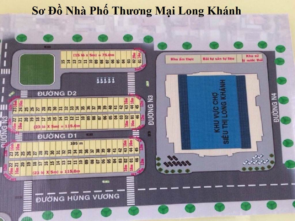 dự án nhà phố thương mại long khánh